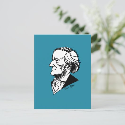 Richard Wagner Postkarte (Stehend Vorderseite)