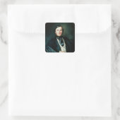 Richard Wagner Quadratischer Aufkleber (Tasche)