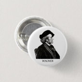 Richard Wagner, schwarz Button (Vorne & Hinten)