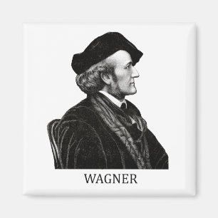 Richard Wagner, schwarz Magnet