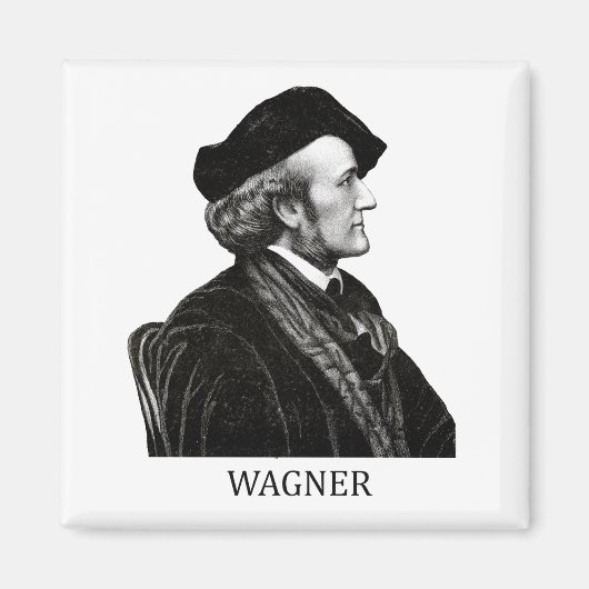 Richard Wagner, schwarz Magnet (Vorne)