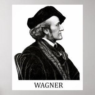Richard Wagner, Schwarzes Poster
