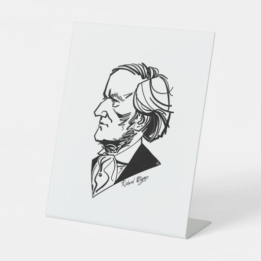 Richard Wagner Sockelschild (Vorderseite)