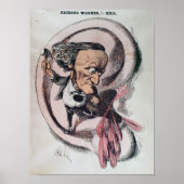 Richard Wagner spaltet die Ohrtrommel der Welt Poster (Vorne)