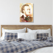 Richard Wagner über Leinwand - Wasserfarbenstil (Insitu (Schlafzimmer))