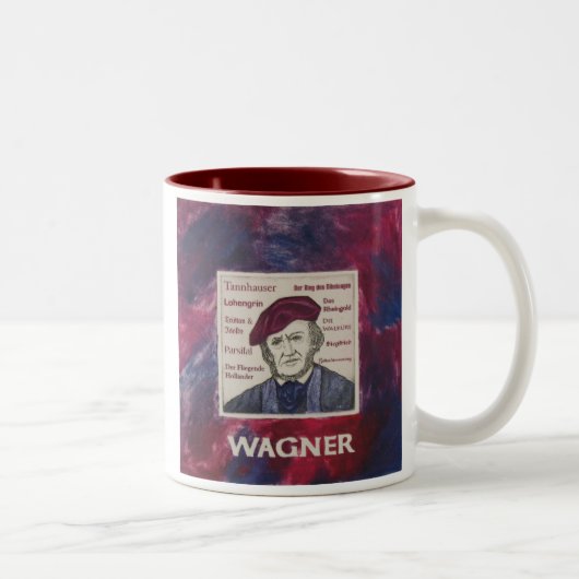 Richard- WagnerTasse Zweifarbige Tasse (Rechts)