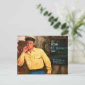 Richard Widmark ad for Hell and High Water Postkarte (Stehend Vorderseite)