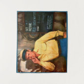 Richard Widmark ad for Hell and High Water Wandteppich (Vorderseite)