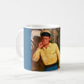 Richard Widmark-Anzeige für Hölle und Hochwasser Kaffeetasse (Vorderseite Links)