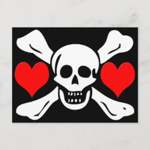 Richard Worley-Hearts Postkarte