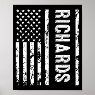 Richards Nachname Lustiger Familienname Team Famil Poster