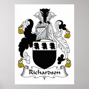 Richardson Familienwappen Poster