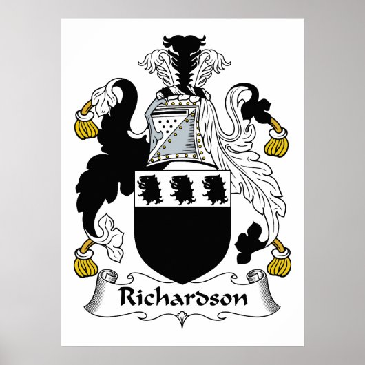 Richardson Familienwappen Poster (Vorne)