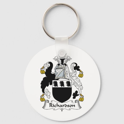Richardson Familienwappen Schlüsselanhänger (Vorderseite)
