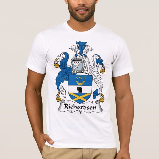 Richardson-Familienwappen T-Shirt (Vorderseite)