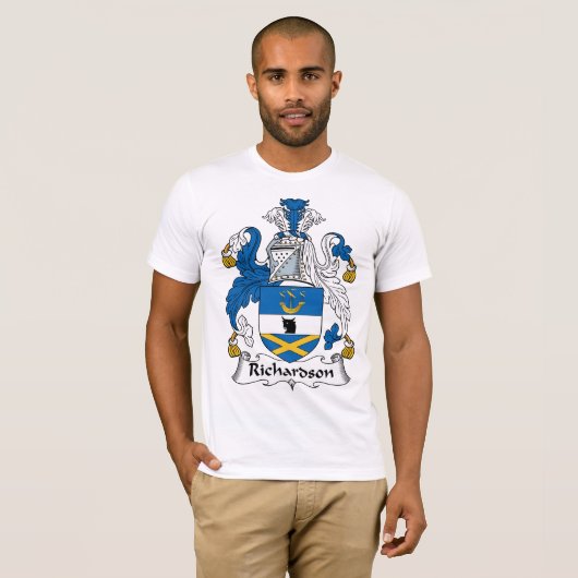 Richardson-Familienwappen T-Shirt (Vorne ganz)