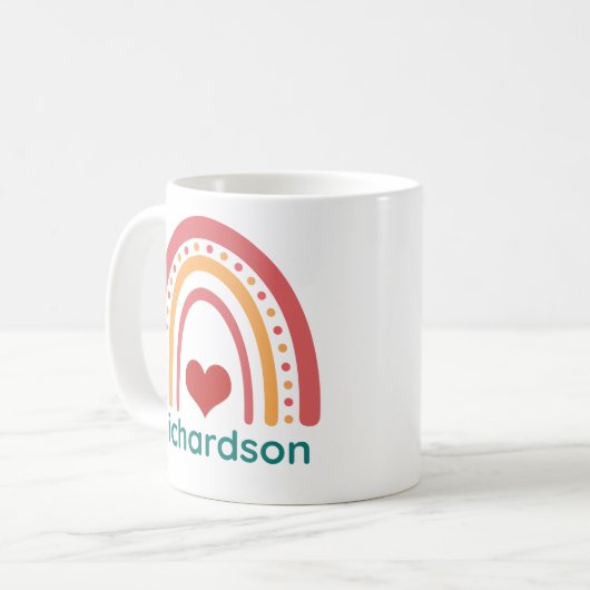 Richardson Vintag Boho Rainbow Kaffeetasse (Vorderseite Links)