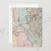 Richardsons neue Karte des Staat von Texas (Vorne/Hinten)