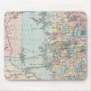 Richardsons neue Karte des Staat von Texas Mousepad