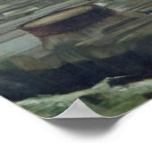 Richelieu an der Meeresmauer in La Rochelle, 1881 Poster (Ecke)