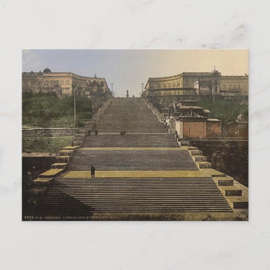 Richelieu Stair, Odessa, Russland (d.h. Ukraine) c Postkarte (Vorderseite)
