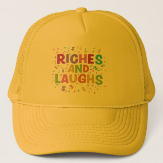 Riches and Laughs Trucker Hat Design Truckerkappe
