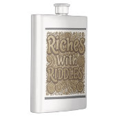 Riches mit Riddles Flachmann (Rechts)