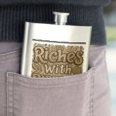 Riches mit Riddles Flachmann (Beispiel)