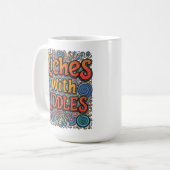 Riches mit Riddles Kaffeetasse (Vorderseite Links)