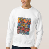 Riches mit Riddles Sweatshirt (Vorderseite)