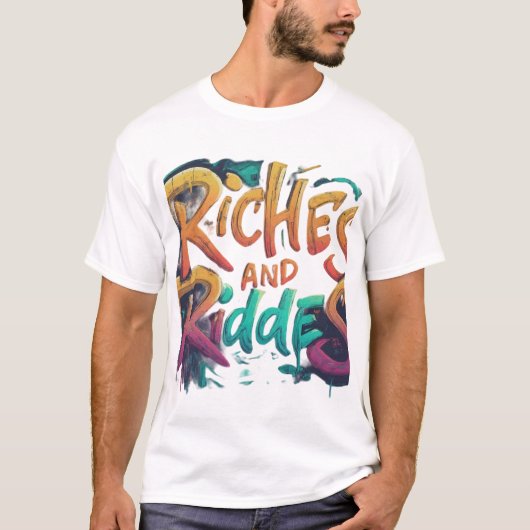 Riches und Rätsel T-Shirt (Vorderseite)