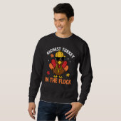 Richest Turkey In The Flock Autumn Fall Thanksgivi Sweatshirt (Vorne ganz)