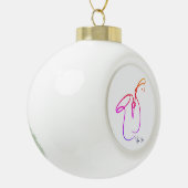 Richie Cole Originale Sax-Art-Museum Keramik Kugel-Ornament (Links)