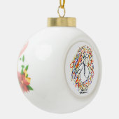 Richie Cole Originelle Kunst, Dichtung und Musik Keramik Kugel-Ornament (Links)