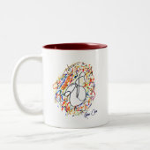 Richie Cole-ursprüngliche Kunst-Tasse Zweifarbige Tasse (Links)