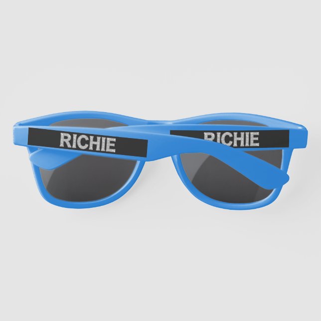 Richie Diamonds Plastik-Sonnenbrille (Rückseite)