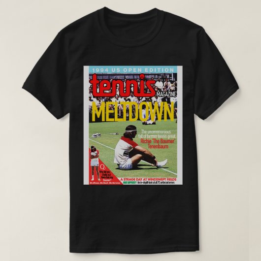 Richie The Baumer Tenenbaums Meltdown Magazine Cov T-Shirt (Design vorne)