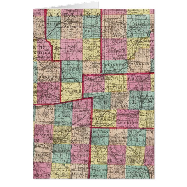 Richland und Wayne Landkreise (Vorne)