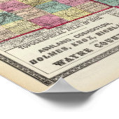 Richland und Wayne Landkreise Poster (Ecke)