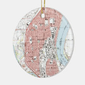 Richland Washington Map (1992) Keramikornament (Links)