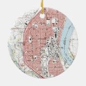 Richland Washington Map (1992) Keramikornament (Hinten)