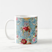 Richloom Fragonard Cornflower-blaues französisches Kaffeetasse (Links)