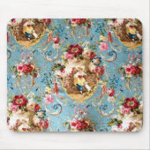Richloom Fragonard Cornflower-blaues französisches Mousepad (Vorne)
