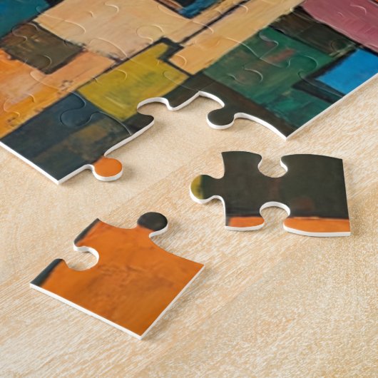 Richly Colored Owl Jigsaw Puzzle (Seite)