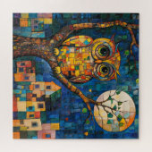 Richly Colored Owl Jigsaw Puzzle (Horizontal)