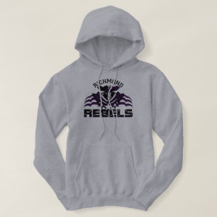Richmond 6. Klasse   Adult Gray Hoodie