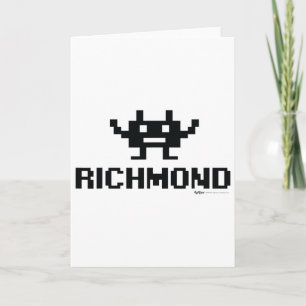 Richmond 8-Bit-Spieler-Stadt Karte