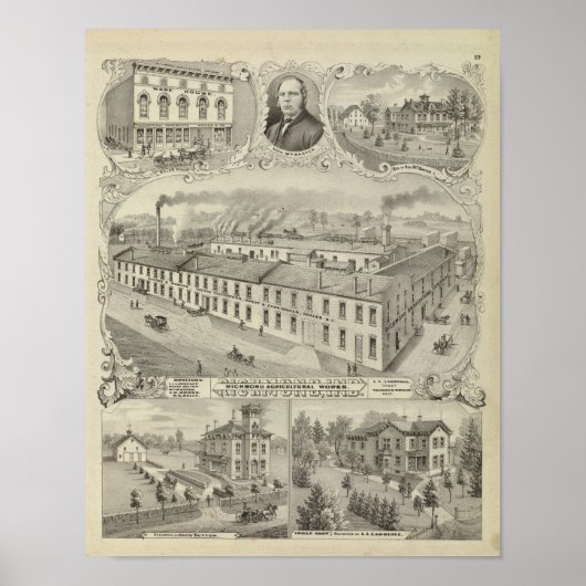 Richmond Agricultural Works, Richmond, Indien Poster (Vorne)