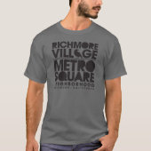 Richmond CA Richmore Village Metro Square T-Shirt (Vorderseite)