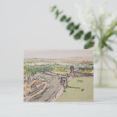 Richmond Castle Postkarte (Stehend Vorderseite)